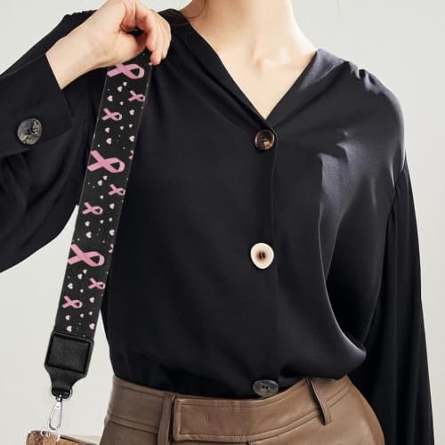 Image of Adjustable Purse Strap Replacement, Wide Shoulder Canvas Bag Strap, Crossbody Handbag Strap