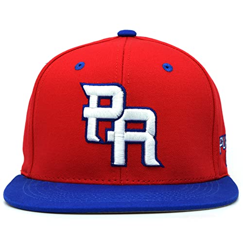Gorra Snapback Puerto Rico Cotton Roja Talla M-L miniatura 1