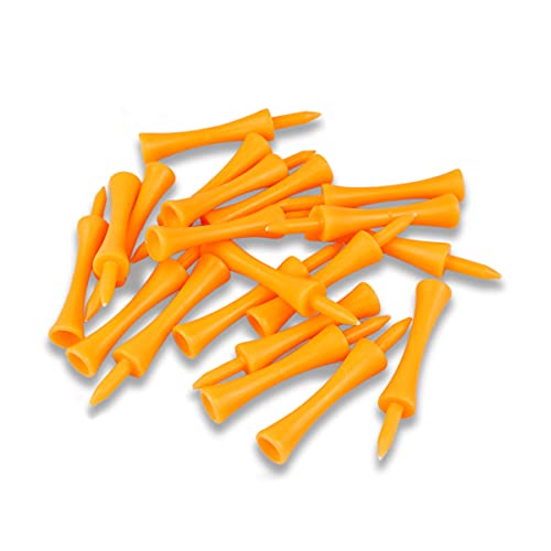 Zivisk-tee-de-Golf-Plastico-100-Piezas-Naranja-70mm