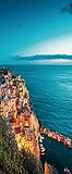 A.Monamour 3D Door Stickers for Interior Doors Manarola Village Within Cinque Terre in Liguria Region Northern Italy Vinyl Removable Self Adhesive Door Poster Wallpaper Mural Decals 90 x 200 cm