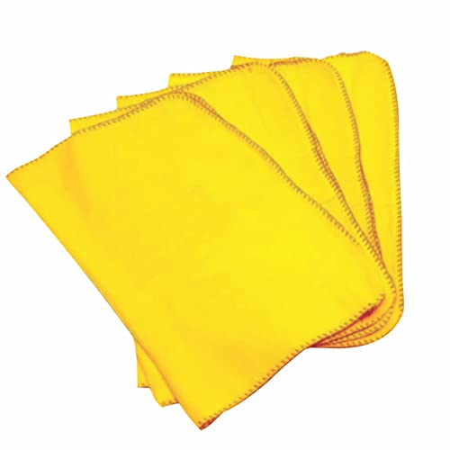 AHAD Paños de algodón duraderos para limpiar el polvo y limpiar el polvo de vidrio, ventanas, accesorios para el hogar, 38 cm x 38 cm (paquete de 4)