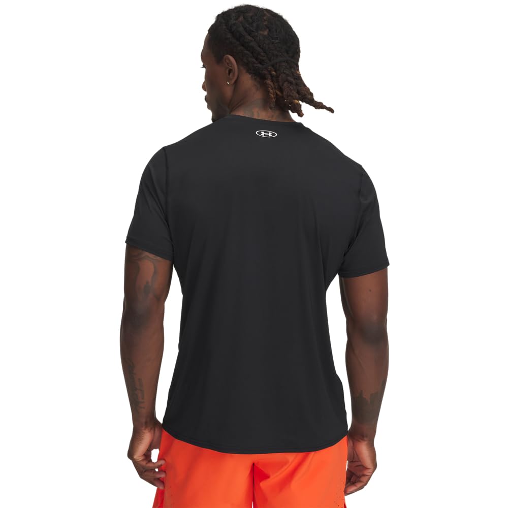 Under Armour Męski Dopasowana Koszulka Heatgear, Black