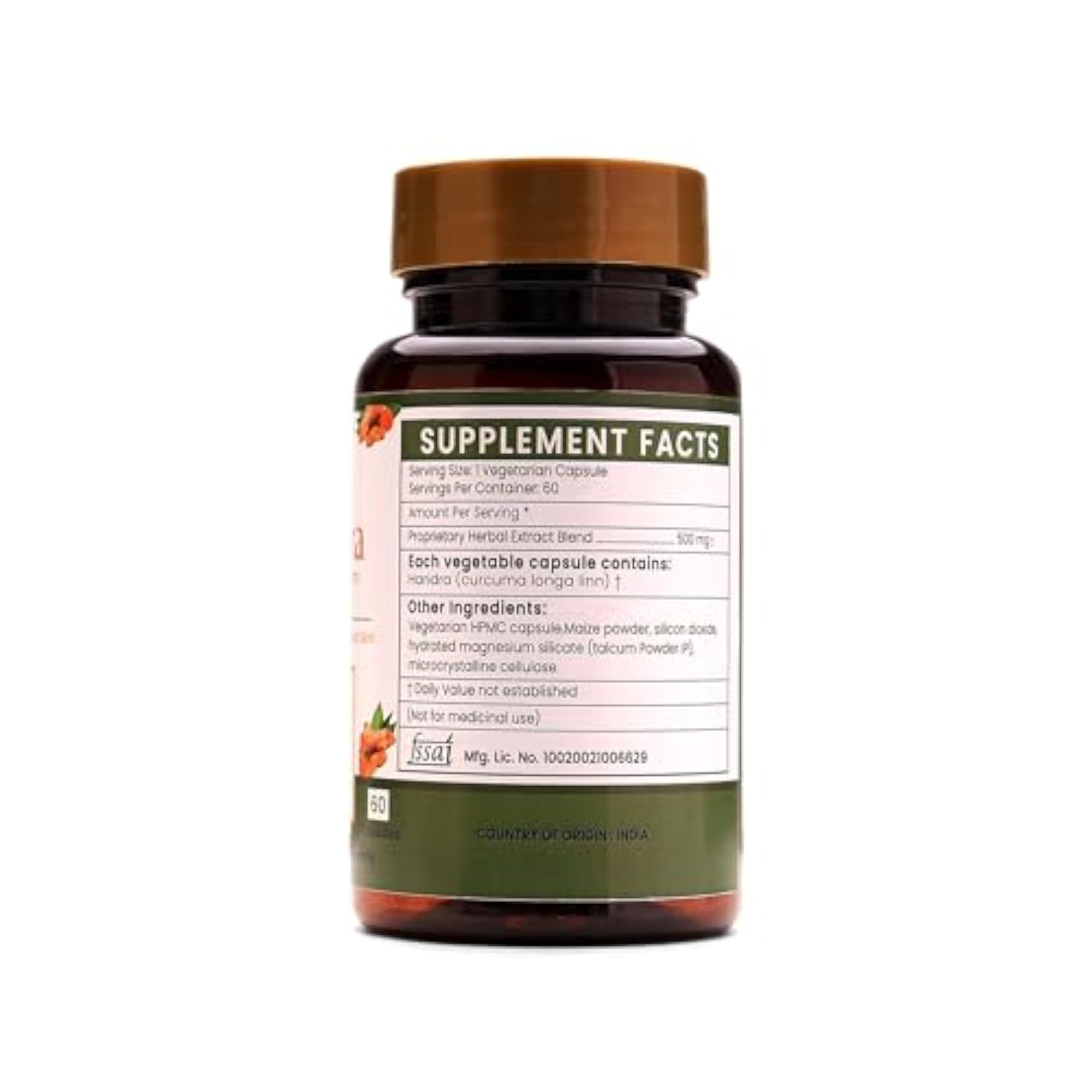 Ayurleaf Herbals Haridra Turmeric Capsules