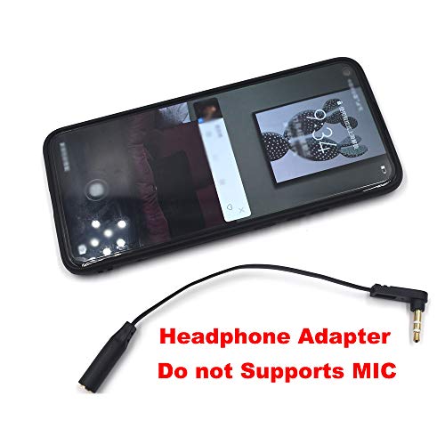 Kework 2 Pack 3.5Mm Audio Extension Flat Cable, 15Cm 90 Degree Angle 1/8" 3.5Mm Trs Male To Trs Female Stereo Jack Audio Aux Cord For Headphone, Car Stereo, Home Stereo (Am To Fm) #TOP5