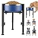 Cmswiftify 昇降式ペットボウルスタンド 犬 ご飯台 犬 食器台 犬 えさ台 犬 餌台 はやぐい防止皿 犬 早食い防止 食器 犬 餌入れ食器台 高さ15～31cm調節可能 幅16～26cm拡張 多頭飼い・高齢ペット対応 家庭用/介護/屋外/ペットショップ・動物病院対応 犬猫共用 日本語説明書付き