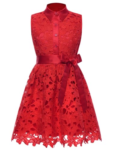 Vestido de niña cómodo que se balancea para bodas y fiestas