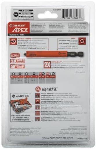 Crescent 18 Pc. U-Guard Covered Bit Set - CAUGSET-18 - - 