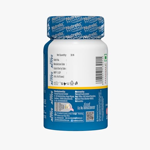 Nutrela Multivitamin by Patanjali | 30 Veg Tablets Pack of 2 | With Vitamins, Minerals, Natural Extracts & Amino Acids | Daily Wellness Supplement for Men & Women