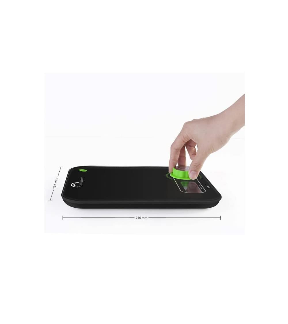 Little Balance 8197 Kinetic Flower Nero Waga kuchenna bez baterii 5 kg