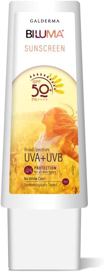 Sunscreen| Spf 50+ & Pa++++|Brightening & Hydrating Sunscreen|Dermatologically Tested|Uva,Uvb,Visible Light, Blue Light & Pollution |Oily, Dry, Sensitive & Combination Skin| 50Ml