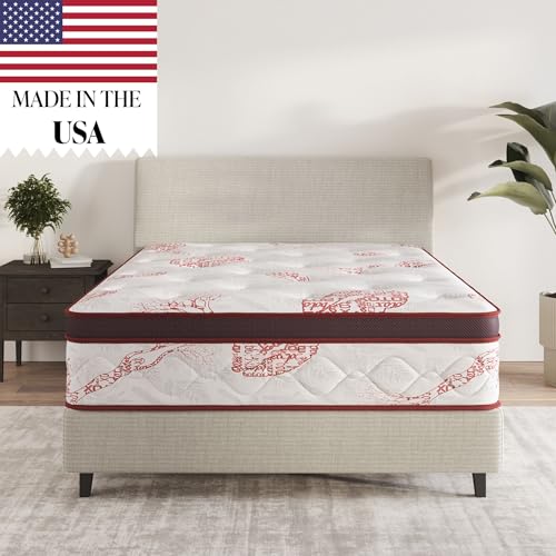 Ottomanson Queen 13" Luxury I Eurotop Mattress, Medium-Firm