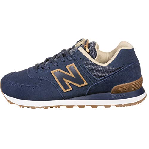 Image of new balance Men's 574 Navy Running Shoes-9.5 UK (10 US) (ML574SOH)