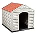Internet's Best Outdoor Dog House - Comfortable Cool Shelter - Great for Small Dogs - Durable Plastic Design - Home Kennel - Indoor or Outdoor Use - Small