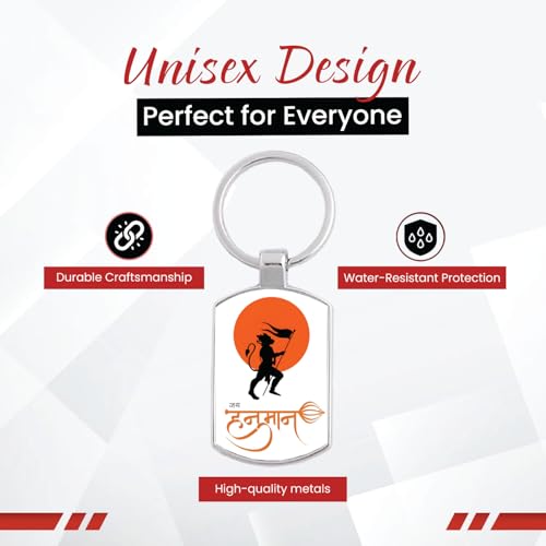 Image of Stylish Metal Keychains with Permanent Glossy Print - Inspirational Quotes & Spiritual Designs - Perfect Key chains for loved ones, Personal Use, Gifts & Return Gifts