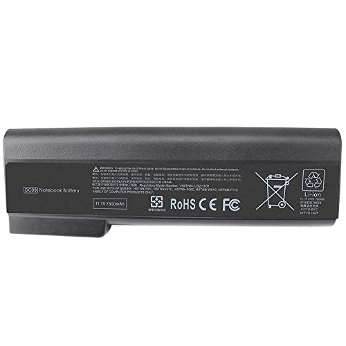 Gomarty 9 Cell Battery for HP Probook 6360b 6460b 6465b 6470b 6475b 6560b 6565b 6570b Elitebook 8460p 8460w 8470p 8470w 8560p 8570p 8570w CC06 CC06XL CC09 628666-001 628668-001 628670-001 631243-001
