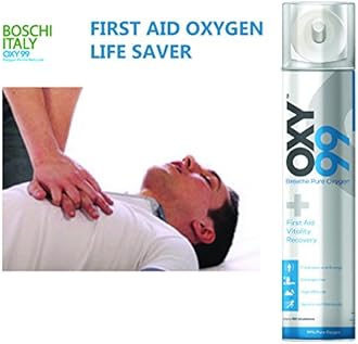 OXY99 Portable Lightweight Oxygen Cylinder Cans (Pack of 48 cans) Medical Oxygen Cylinder For Home | Total 288 litres Oxygen | Useful for High Altitude and Sports |