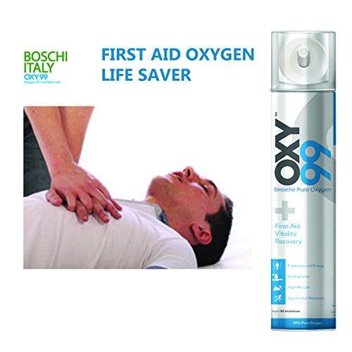 OXY99 Portable Lightweight Oxygen Cylinder Cans (Pack of 48 cans) Medical Oxygen Cylinder For Home | Total 288 litres Oxygen | Useful for High Altitude and Sports |