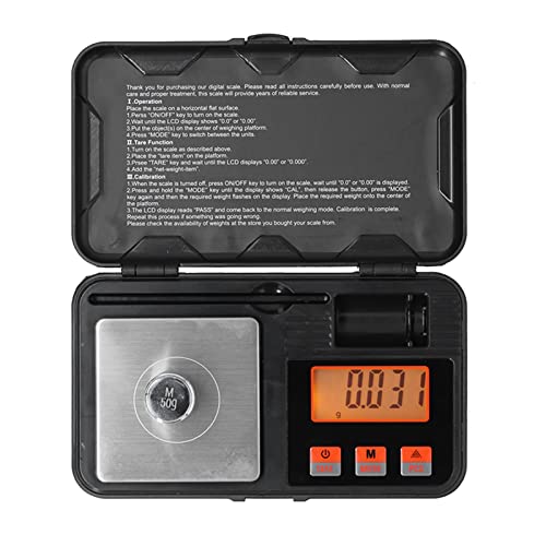 Báscula Digital Portátil TANIQIACA 50g por 0.001g para Joyas miniatura 7