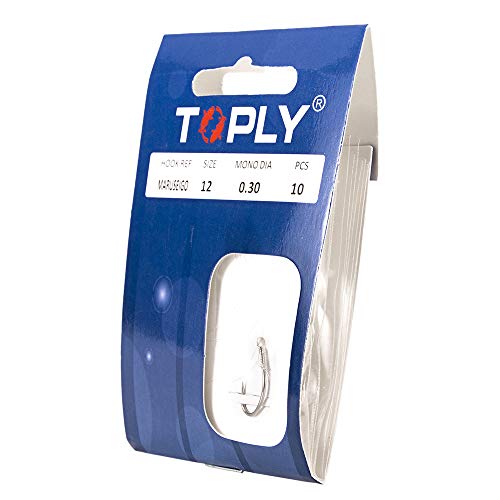 Anzóis de pesca, Andoer 10 unidades de anzóis de pesca com linha de pesca de aço de alto carbono anz