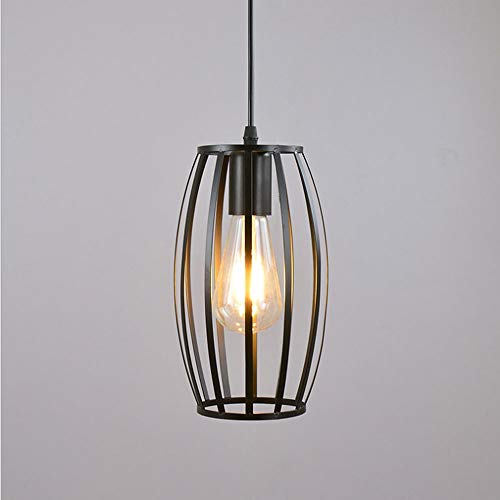 Lampe à plafond noire industrielle finitions soignées style rétro chic - 7
