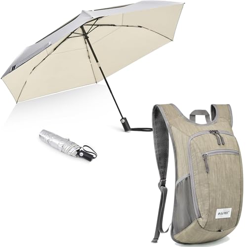Mochila de senderismo 10L G4Free ligero + paraguas compacto miniatura 1