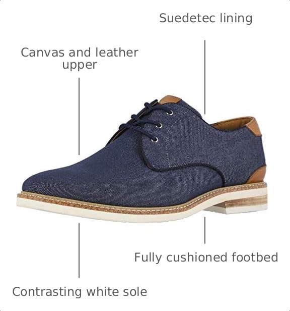 Image of Florsheim Highland Canvas Plain Toe Oxford Men's Oxford