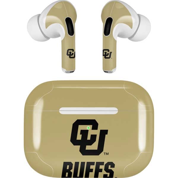 Skinit Decal Audio Skin Compatible with AirPods Pro 2nd Gen - Officially Licensed University of Colorado CU Buffs Design
