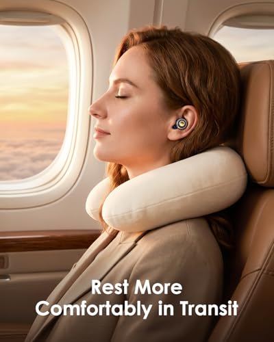 Image of Reusable Earplugs for Focus, Travel & Work, Up to 33dB Noise Reducing Silicone Ear Plugs with 4 Sizes, Secure Fit, Portable Snap-Closure Case for Flights, Study, Commute Reading