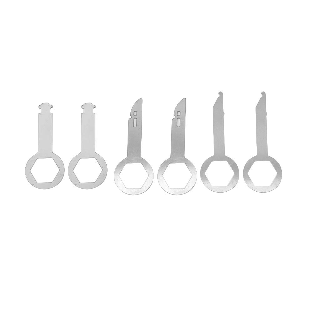 Herramienta de extracción de molduras interiores, kit de herramientas de palanca de extracción de molduras interiores de 39 piezas para audio del panel del panel de la puerta