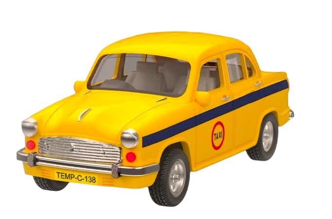 Archit Ambassador Kolkatta Taxi Toy Car, Door Openable, No Sharp Edges, Door Openable Taxi,Pull Back Action (Yellow, Pack Of: 1) - Kids (B0CP9P4YW4) Amazon Price History, Amazon Price Tracker