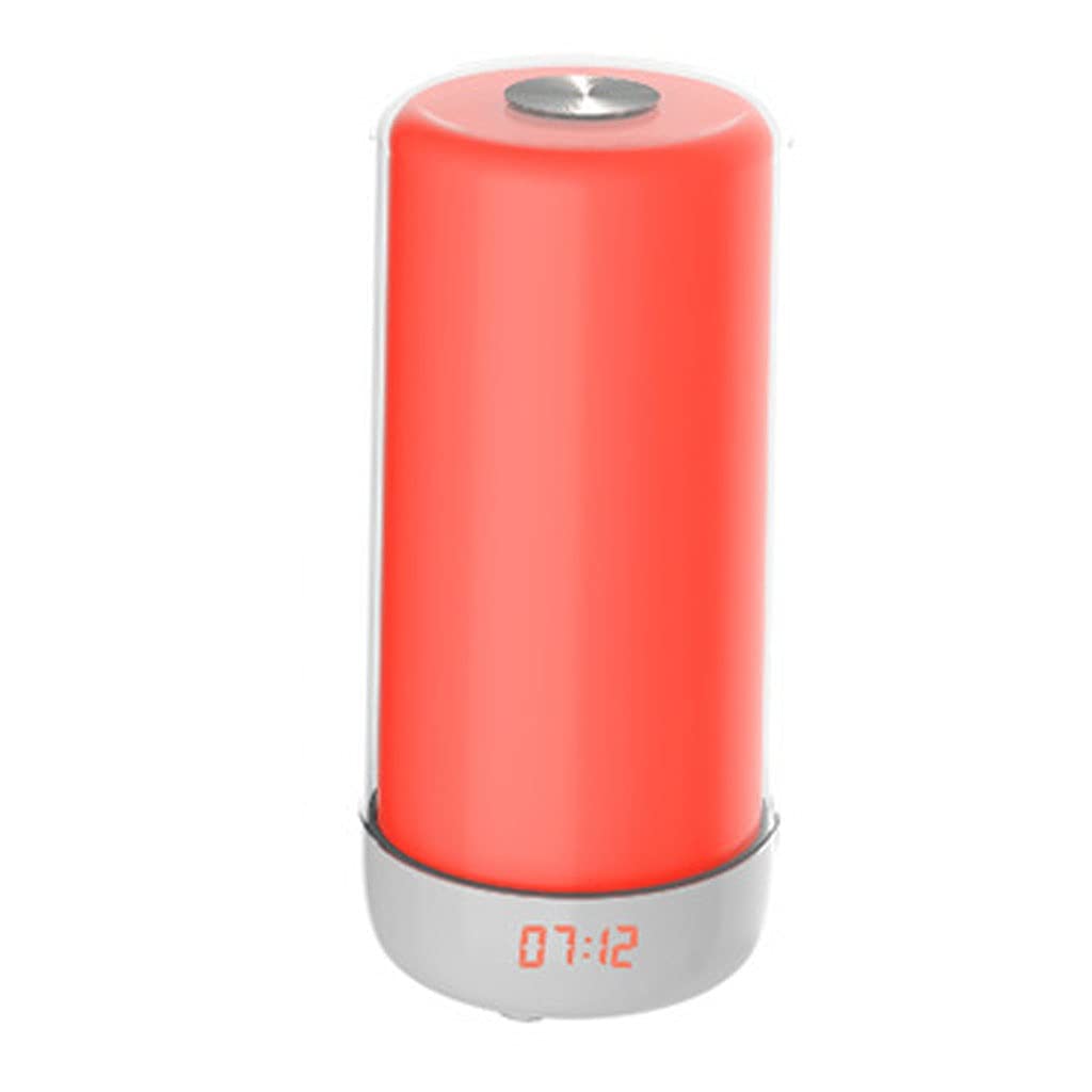 Touch Control Wake Up Light, Sveglia, 3 Livelli di Luminosità, con 6 Suoni della Natura, 256 Colori RGB Che Cambiano, Luce Notturna da Comodino