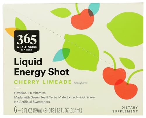 Image of 365 by Whole Foods Market Energy Shot, Cherry Limeade, 2 Fl Oz