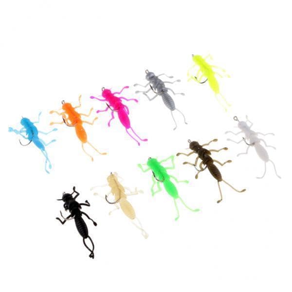 3x10pcs Soft Stonefly Lure Bait for Crappie Stripper Trout Fishing-image-41