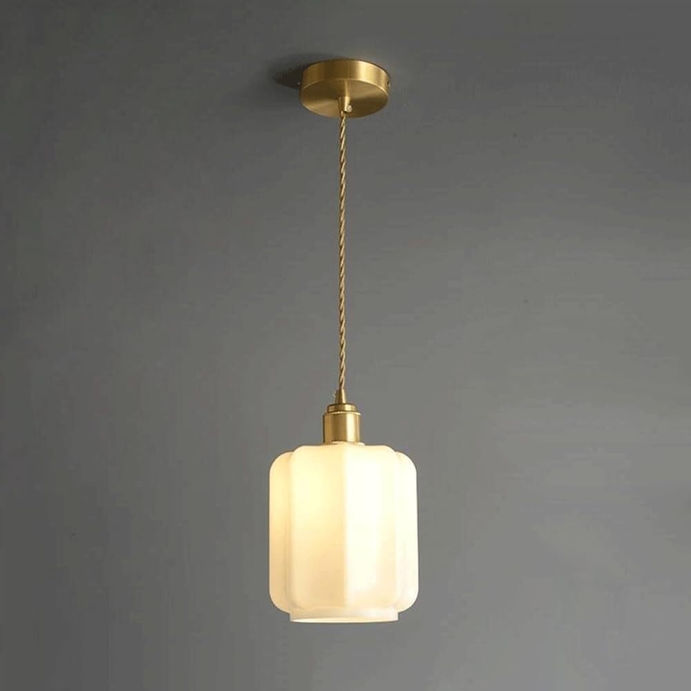 Iluminación colgante clásica con casquillo E27 para techo de dormitorio y pasillo