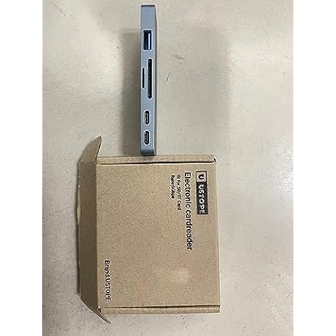 Ustope USB C Hub,7-in-1 Typec Adapter for iPad Pro Docking Station with 4K HDMI, USB-C PD, SD/MiniSD Card Reader, USB 3.0, 3.5mm Headphone Jack Cover