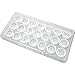Fat Daddio's Blooming Rose Polycarbonate Candy Mold 21-Piece Tray