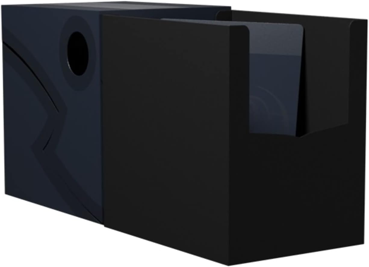 Dragon Shield Deck Box – Dragon Shield Double Shell: Midnight Blue/Black - MTG Card Sleeves are Smooth & Tough - Compatible with Pokemon & Magic The Gathering Cards