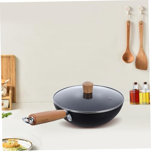 Sartén Wok de Hierro sin Recubrimiento con Mango de Madera miniatura 6