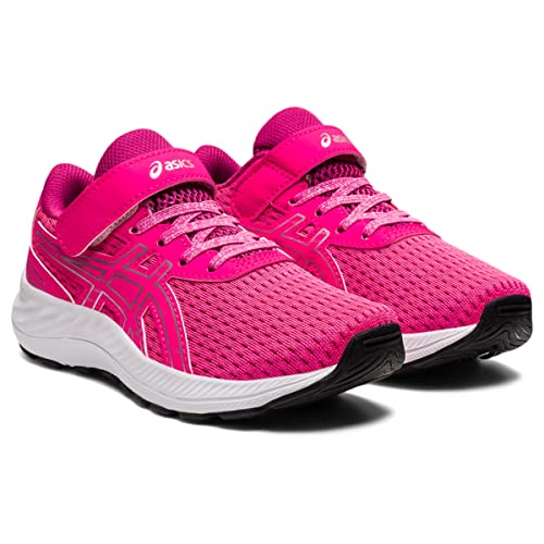 Asics Kid's Gel-Excite 9 Grade School Running Shoe, 3.5, Pink Glo/Pure Silver #TOP1