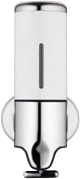 17oz/500ml Wall Mounted Bathroom Soap & Shampoo Dispenser, Single-Head Manual Hand Liquid Shampoo Shower Gel Dispenser for Bathroom & Kitchen