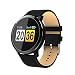 Produktbild Ears Health Fitness SmartWatch Mehrere Modi Übung Herzfrequenz Schrittzähler Uhr Intelligente Armbanduhr Fitness Tracker Armband Sport Uhr mit Kompatibel mit Android Smartphone (Schwarz 2)