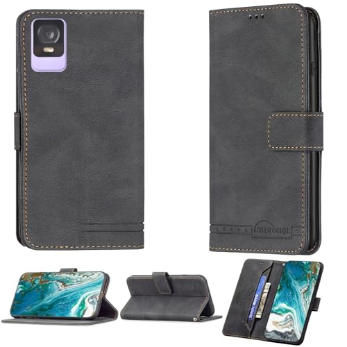 bojioderf Coque pour Qilive Smartphone 6 4g Q2-23 Coque Compatible avec Qilive Smartphone 6 4g Q2-23 Coque Étui Housse Case Support BF09 Black