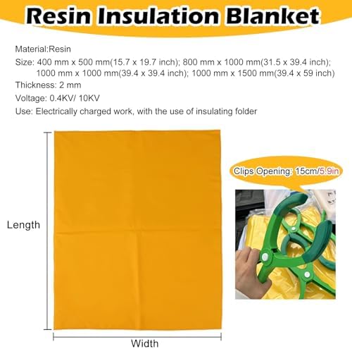 Electrical Safety Blanket Commercial Voltage Insulating Covering Anti-electrocution Blanket Outdoor Power Insulation Tools，Insulating Blanket - Waterproof Cove image 5