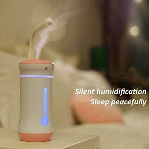 3 in 1 Ultrasonic Air Humidifier 300ml Mini Aroma Diffuser with USB Fan and Mini Night Light for Home Car Office air Filtration