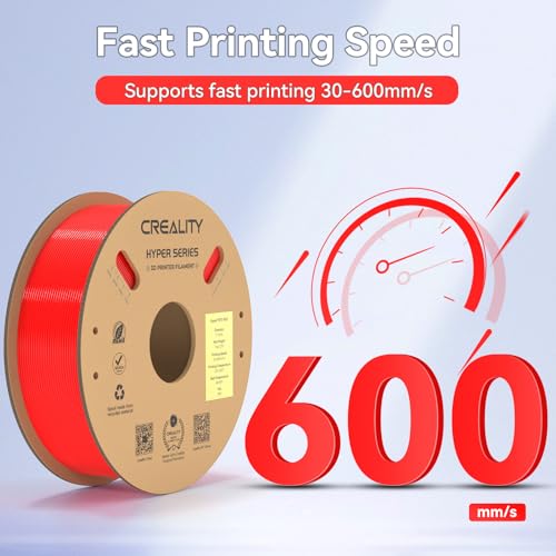 Image of Official Creality Hyper PETG Filament 1.75mm, High Speed 600mm /s 3D Printer Filament PETG, 1kg(2.2lbs) /Spool, Dimensional Accuracy ± 0.05 mm
