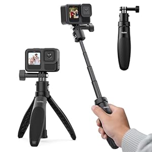 TELESIN 40CM Mini Selfie Stick Stativ Schwarz