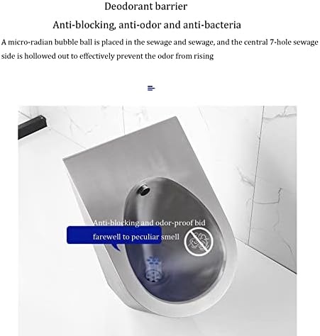 Automatic Induction Urinal Urinal, Wall-Mounted Male Urinal, Public Toilet Urinal, Small Vertical Toilet, Suitable for Home, Hotel, School