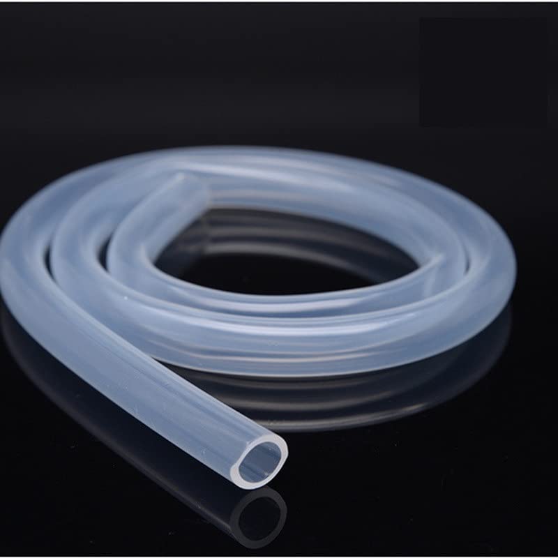 GatherTOOL 1M/5M Food Grade Clear Translucent Silicone Tube Beer Pipe Milk Hose Pipe Soft Safe Rubber Flexible Tube Creative Tool (Color : 6X9mm, Length : 1M)
