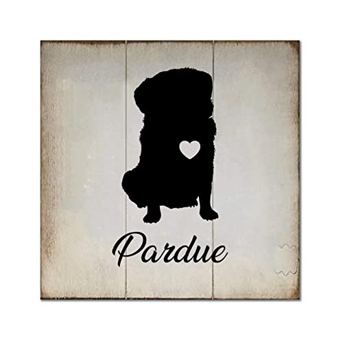 Plaque murale bois Dog Doodle, le cadeau de pendaison de crémaillère idéal pour fans de chiens