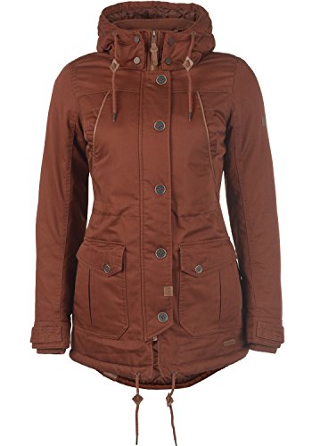 Desires Annabelle Parka De Entretiempo Abrigo Chaqueta para Mujer con Capucha, tamaño:XL, Color:Fox Brown (6792)